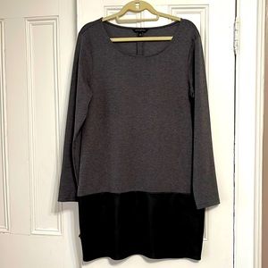 Banana republic dress with pleather at the bottom